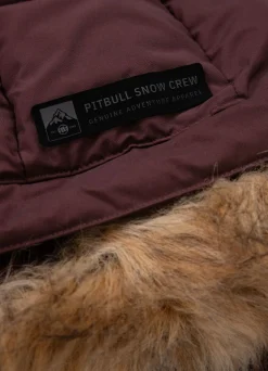 Men's winter hooded jacket Burnt
