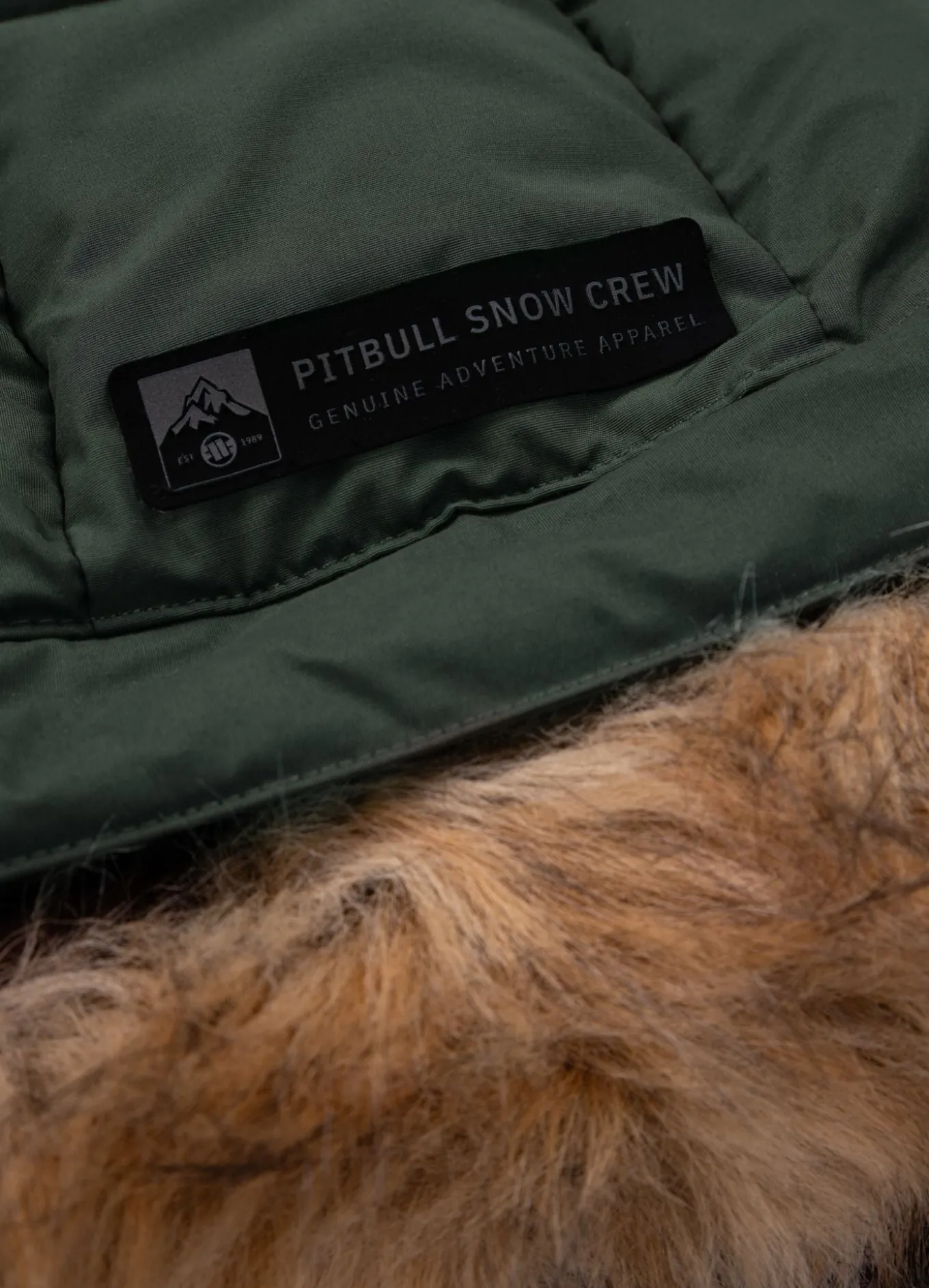 Men's winter hooded jacket Burnt