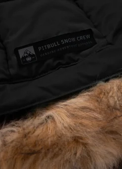 Men's winter hooded jacket Burnt