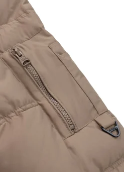 Men's winter hooded jacket Burnt
