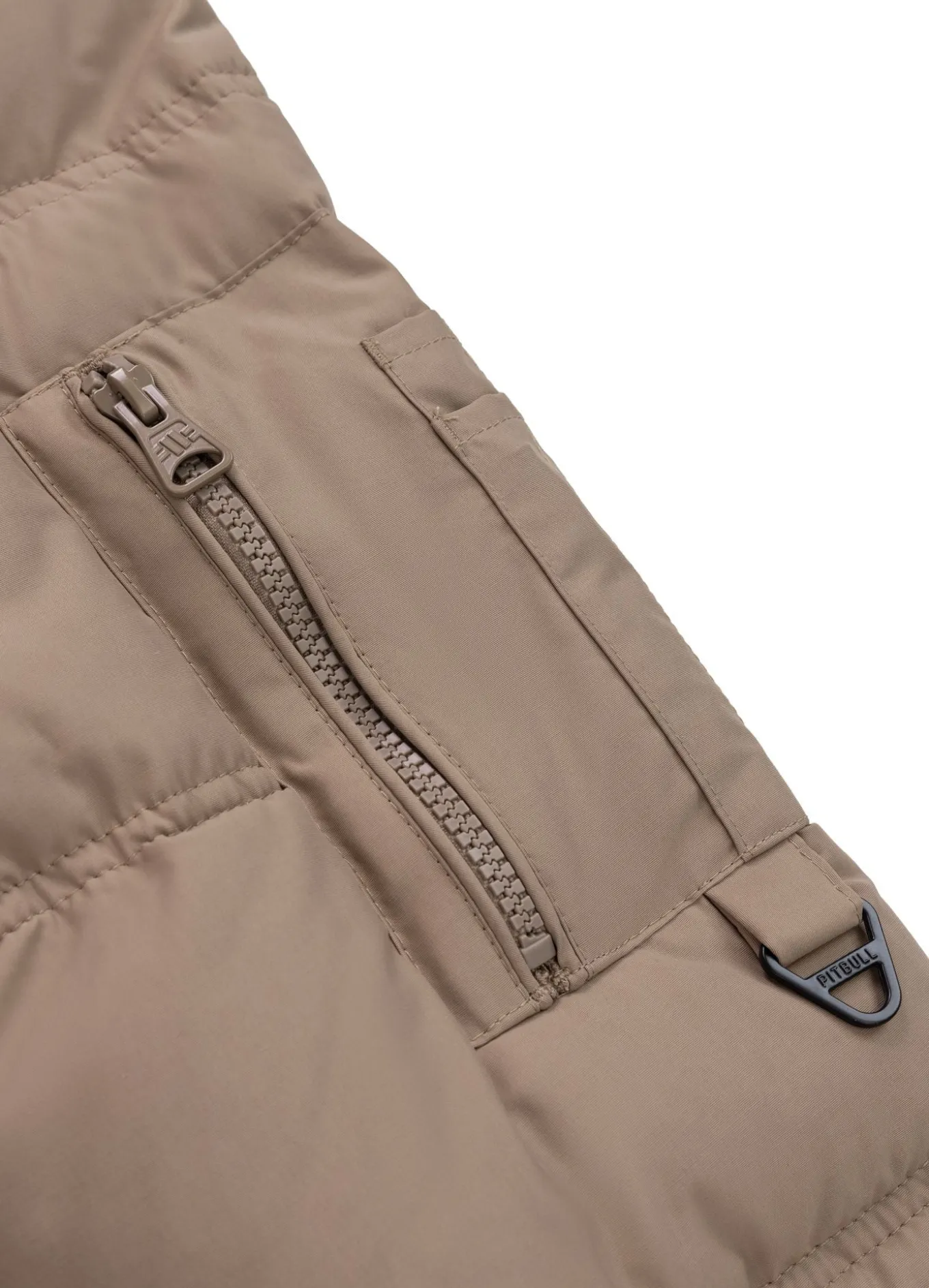 Men's winter hooded jacket Burnt