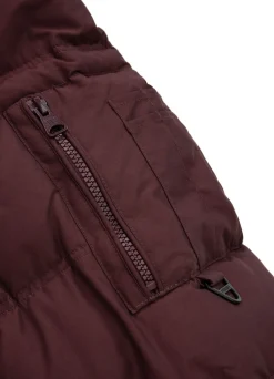 Men's winter hooded jacket Burnt