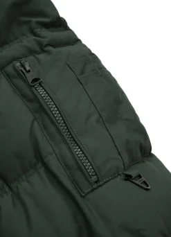 Men's winter hooded jacket Burnt