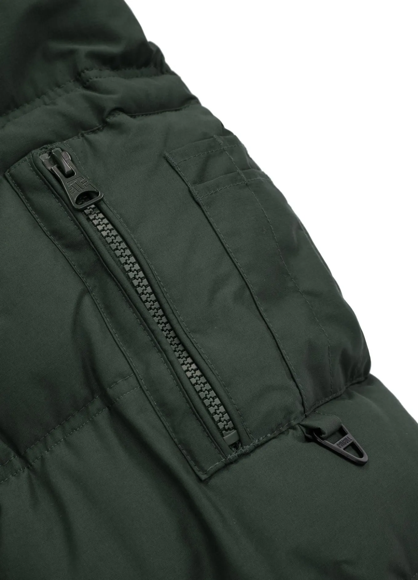 Men's winter hooded jacket Burnt