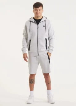 Men's Zip-up hoodie DOGWOOD - Whity blue