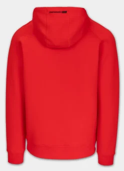 Men's Zip-up hoodie DOGWOOD - Fluo red