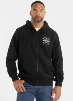 Men's Zip-up hoodie PHYSICAL CULTURE - Black