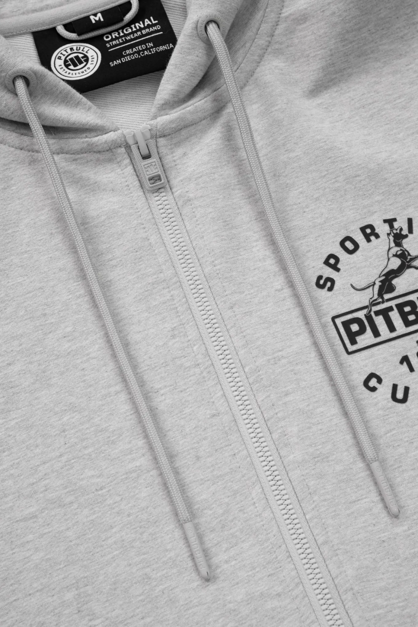 Men's Zip-up hoodie PHYSICAL CULTURE - Gray