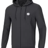 Men's Zip-up hoodie Pique Rockey - Graphite