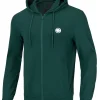 Men's Zip-up hoodie Pique Rockey - Dark green