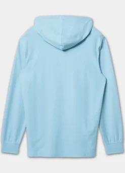 Men's Zip-up hoodie Pique Rockey - Light blue