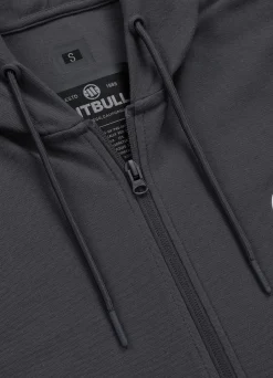 Men's Zip-up hoodie Pique Rockey - Graphite