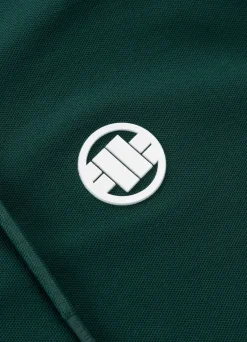 Men's Zip-up hoodie Pique Rockey - Dark green