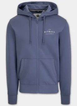 Men's Zip-up hoodie SAMPSON - Light blue