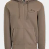 Men's Zip-up hoodie SAMPSON - Light brown