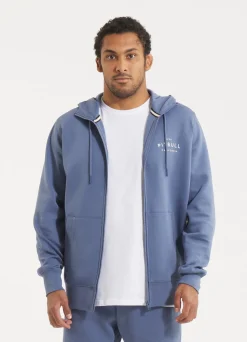 Men's Zip-up hoodie SAMPSON - Light blue