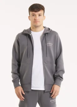 Men's Zip-up hoodie SAMPSON - Graphite