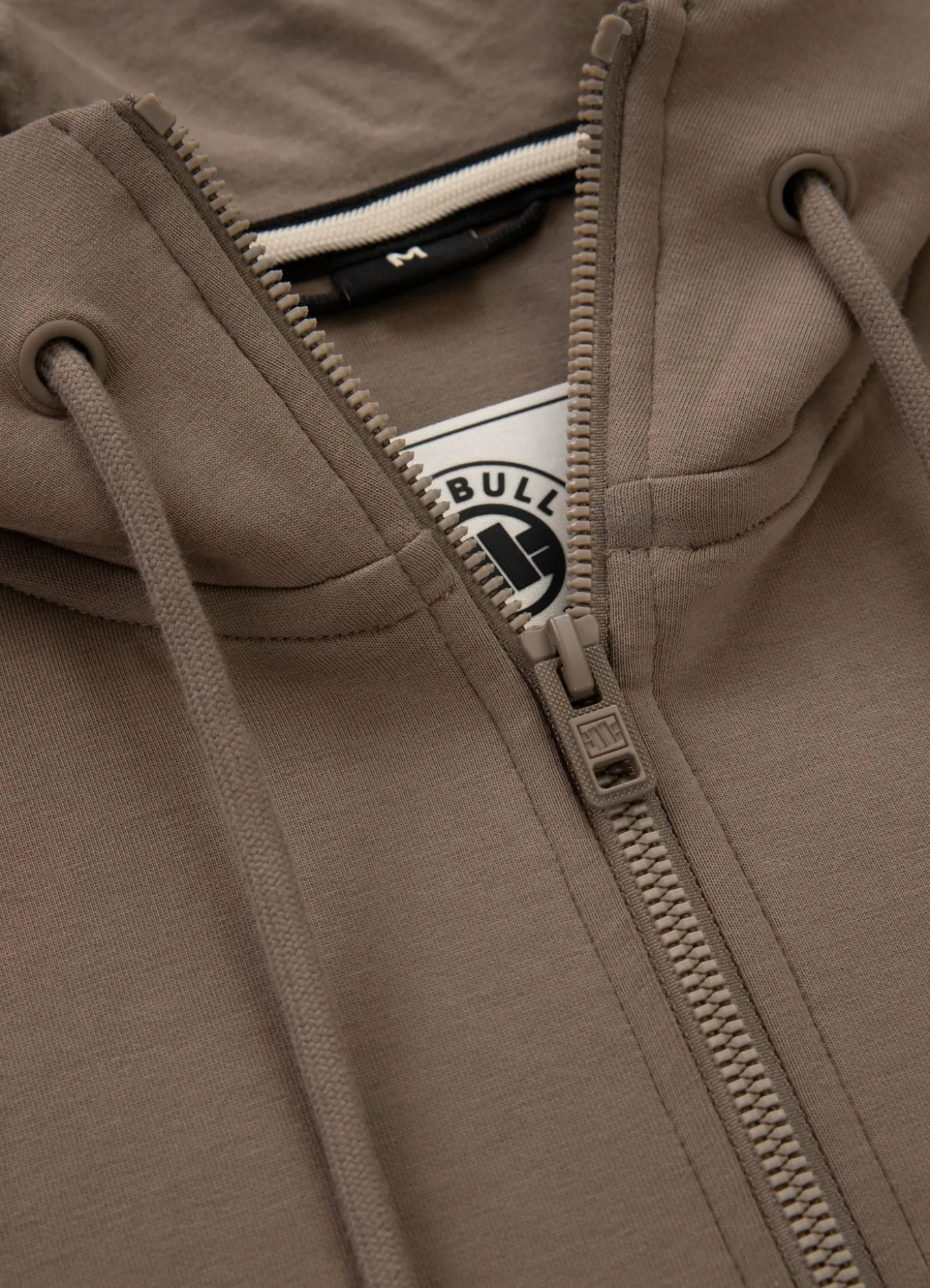 Men's Zip-up hoodie SAMPSON - Light brown