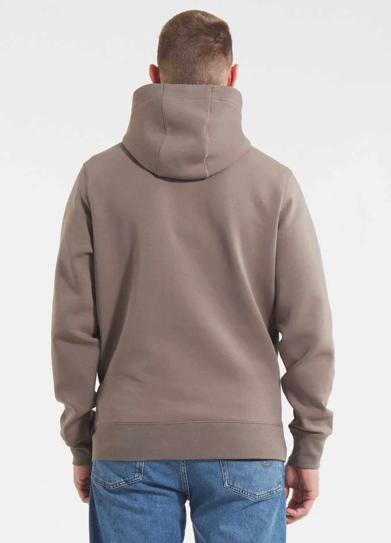 Men's Zip-up hoodie SAMPSON - Light brown