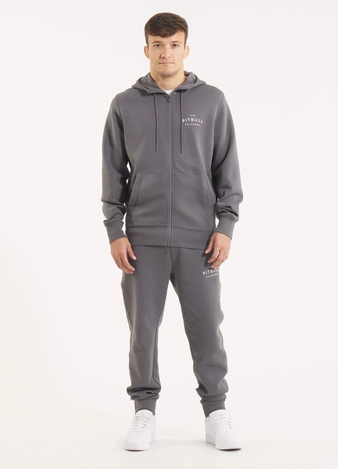 Men's Zip-up hoodie SAMPSON - Graphite