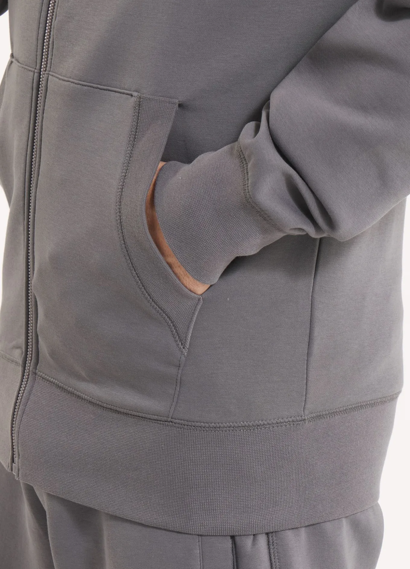 Men's Zip-up hoodie SAMPSON - Graphite