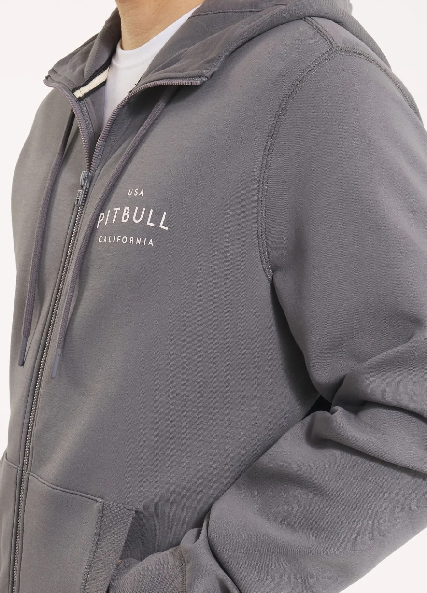 Men's Zip-up hoodie SAMPSON - Graphite
