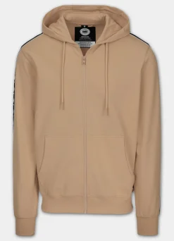 Men's Zip-up hoodie TAPE NUGGET - Light sand