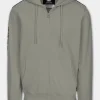 Men's Zip-up hoodie TAPE NUGGET - Dusty Salvia