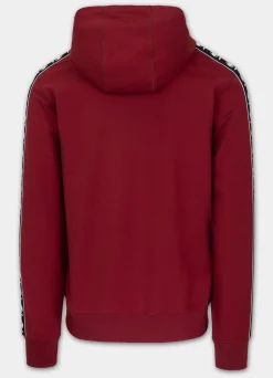 Men's Zip-up hoodie TAPE NUGGET - Burgundy
