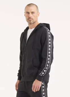 Men's Zip-up hoodie TAPE NUGGET - Black