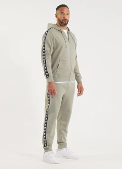 Men's Zip-up hoodie TAPE NUGGET - Dusty Salvia