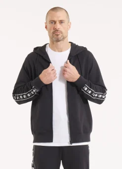 Men's Zip-up hoodie TAPE NUGGET - Black