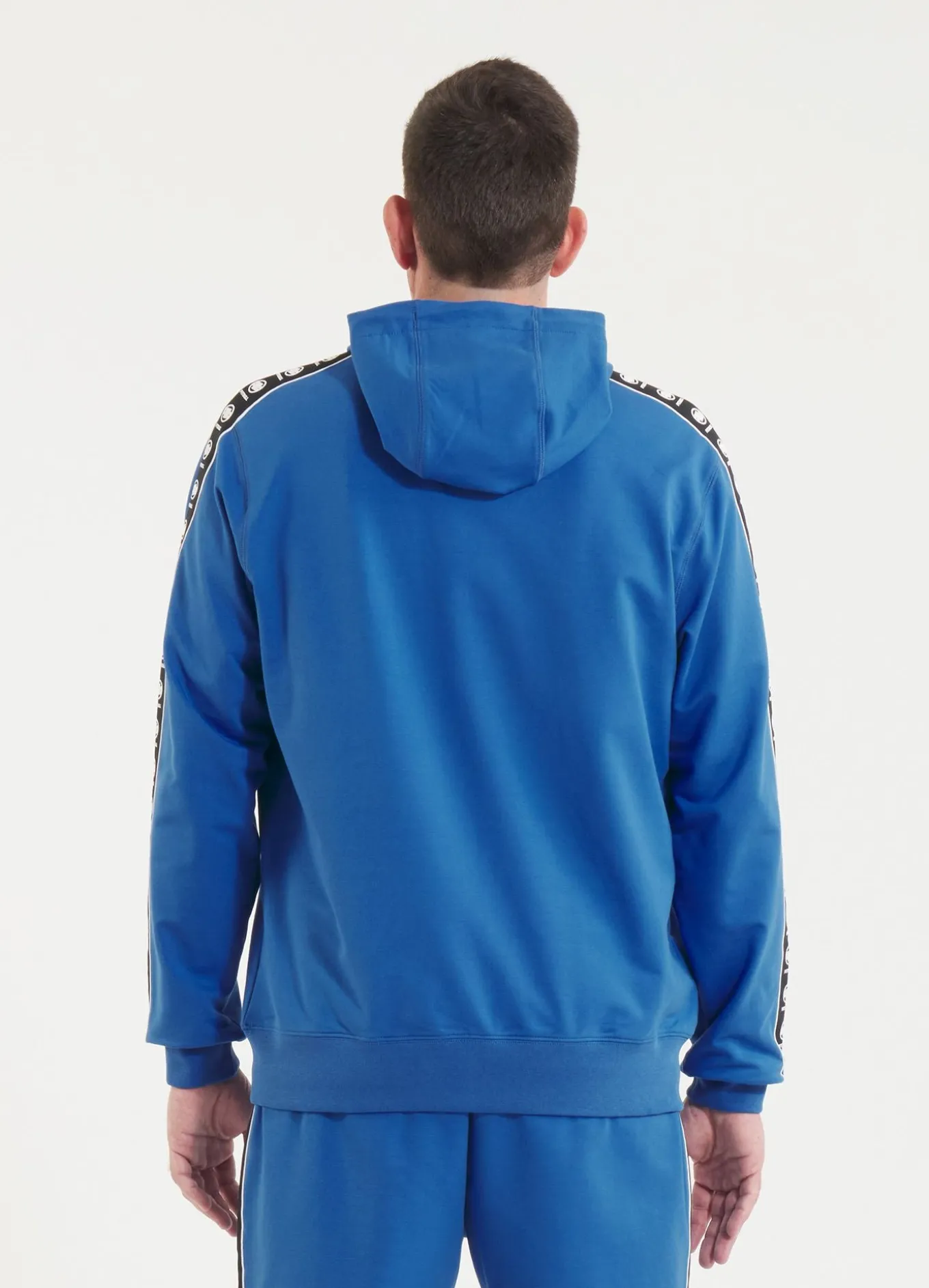 Men's Zip-up hoodie TAPE NUGGET - Electric blue