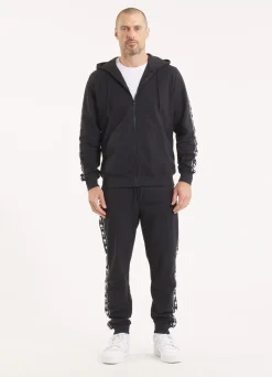 Men's Zip-up hoodie TAPE NUGGET - Black