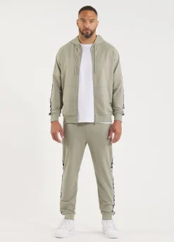 Men's Zip-up hoodie TAPE NUGGET - Dusty Salvia