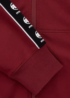 Men's Zip-up hoodie TAPE NUGGET - Burgundy