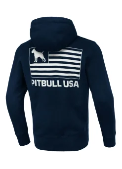 Men's Zip-up hoodie Terry Pitbull USA