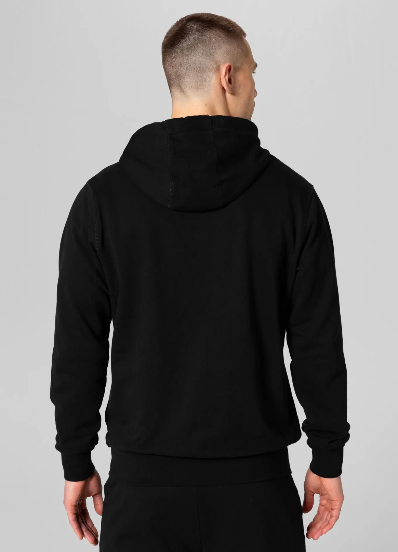 Men's Zip-up hoodie Terry Small Logo