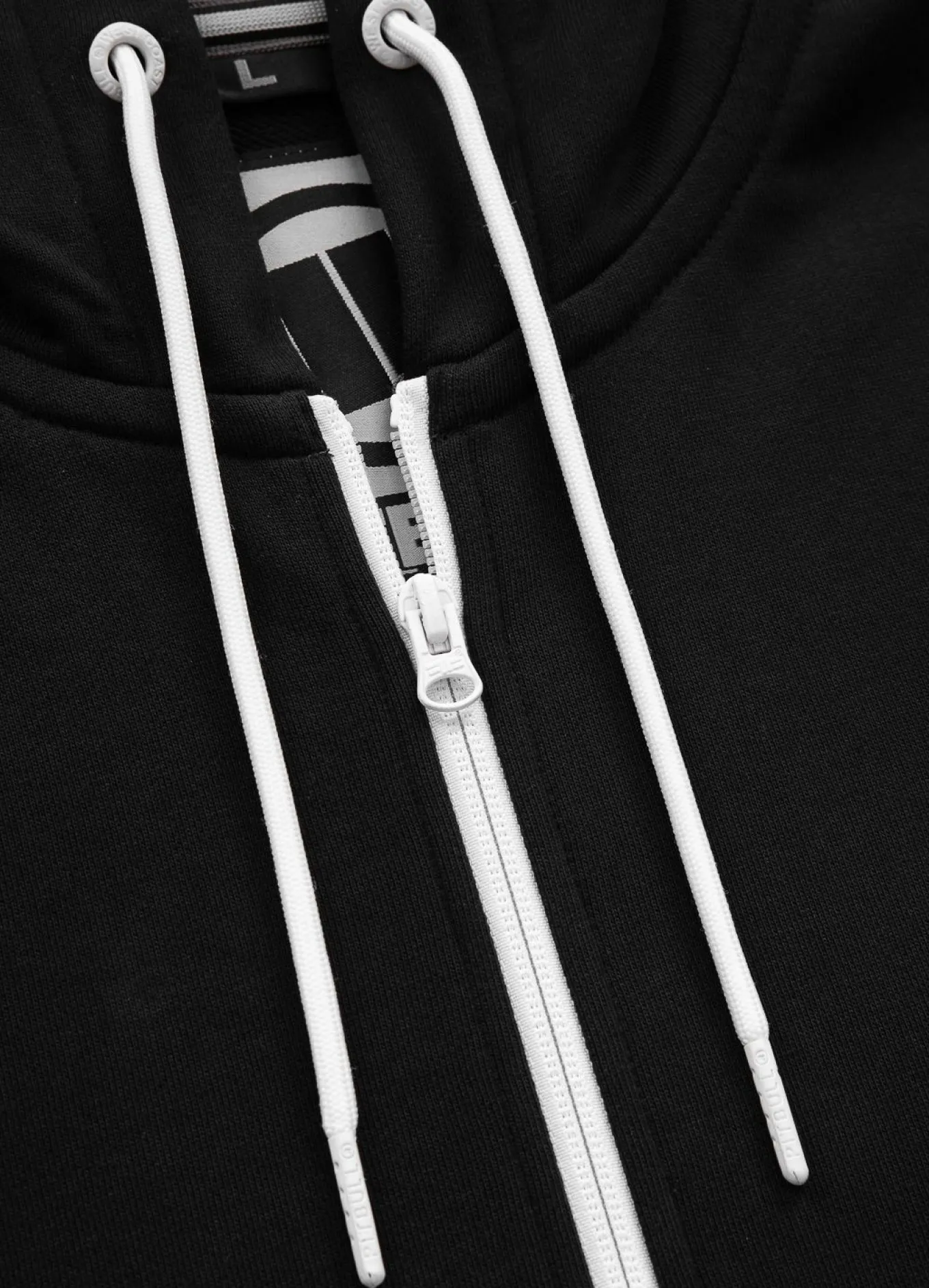 Men's Zip-up hoodie Terry Small Logo