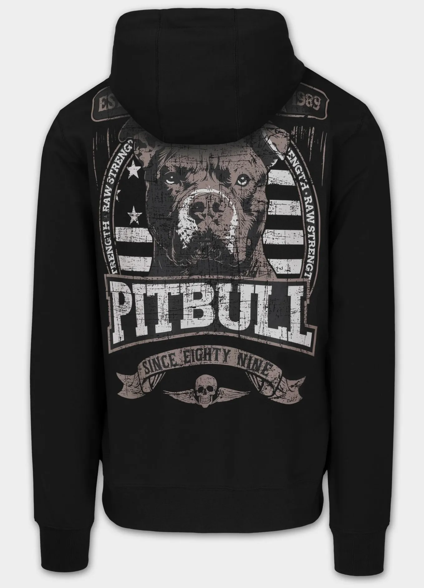 Men's Zip-up hoodie TROUBLEMAKER - Black