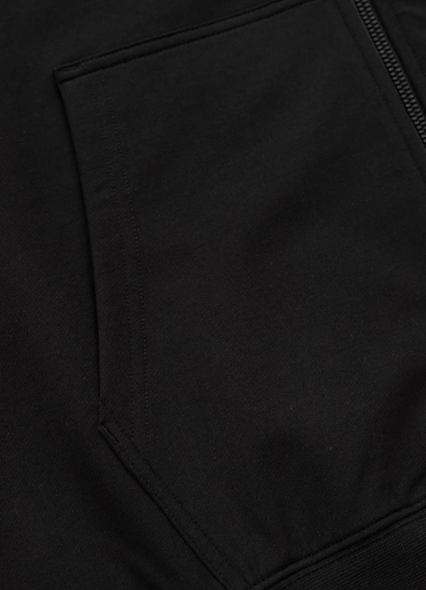 Men's Zip-up hoodie TROUBLEMAKER - Black
