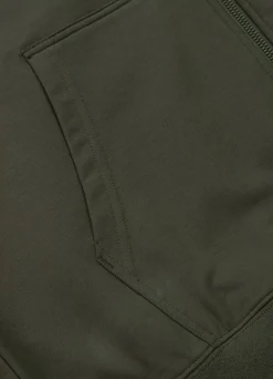 Men's Zip-up hoodie TROUBLEMAKER - Dark green