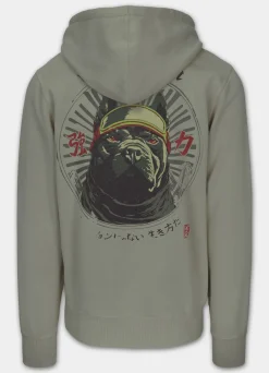 Men's Zip-up hoodie Washed MT FUJI