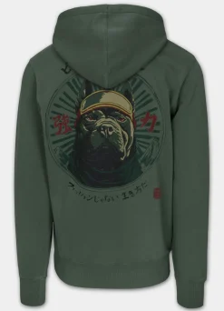 Men's Zip-up hoodie Washed MT FUJI