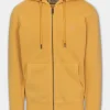 Men's Zip-up hoodie Washed Lancaster II - Washed yellow