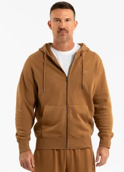 Men's Zip-up hoodie Washed Lancaster II - Honey yellow