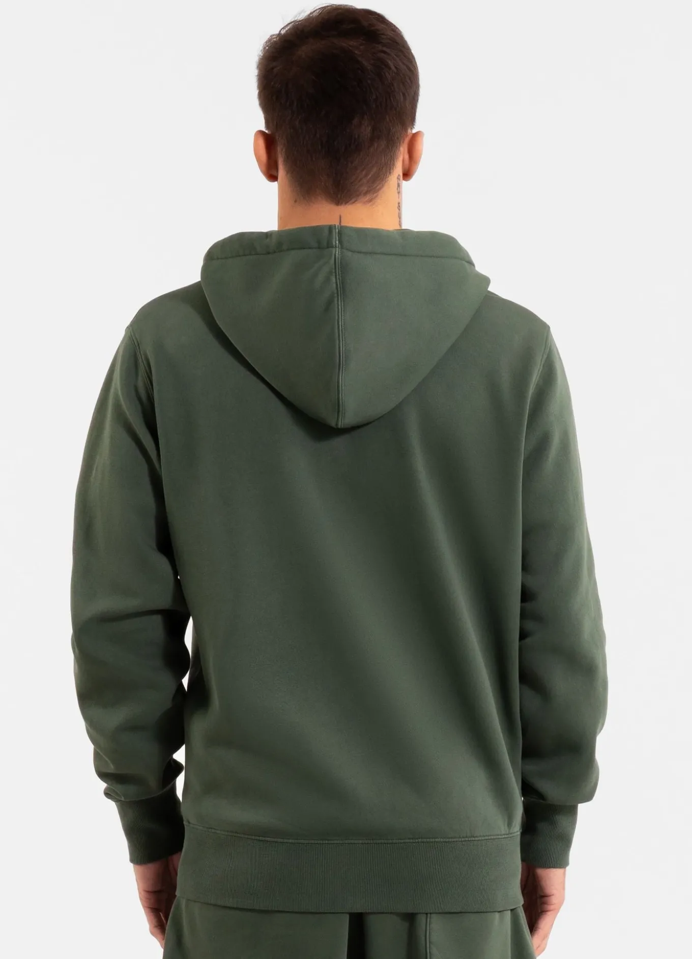 Men's Zip-up hoodie Washed Lancaster II - Washed green
