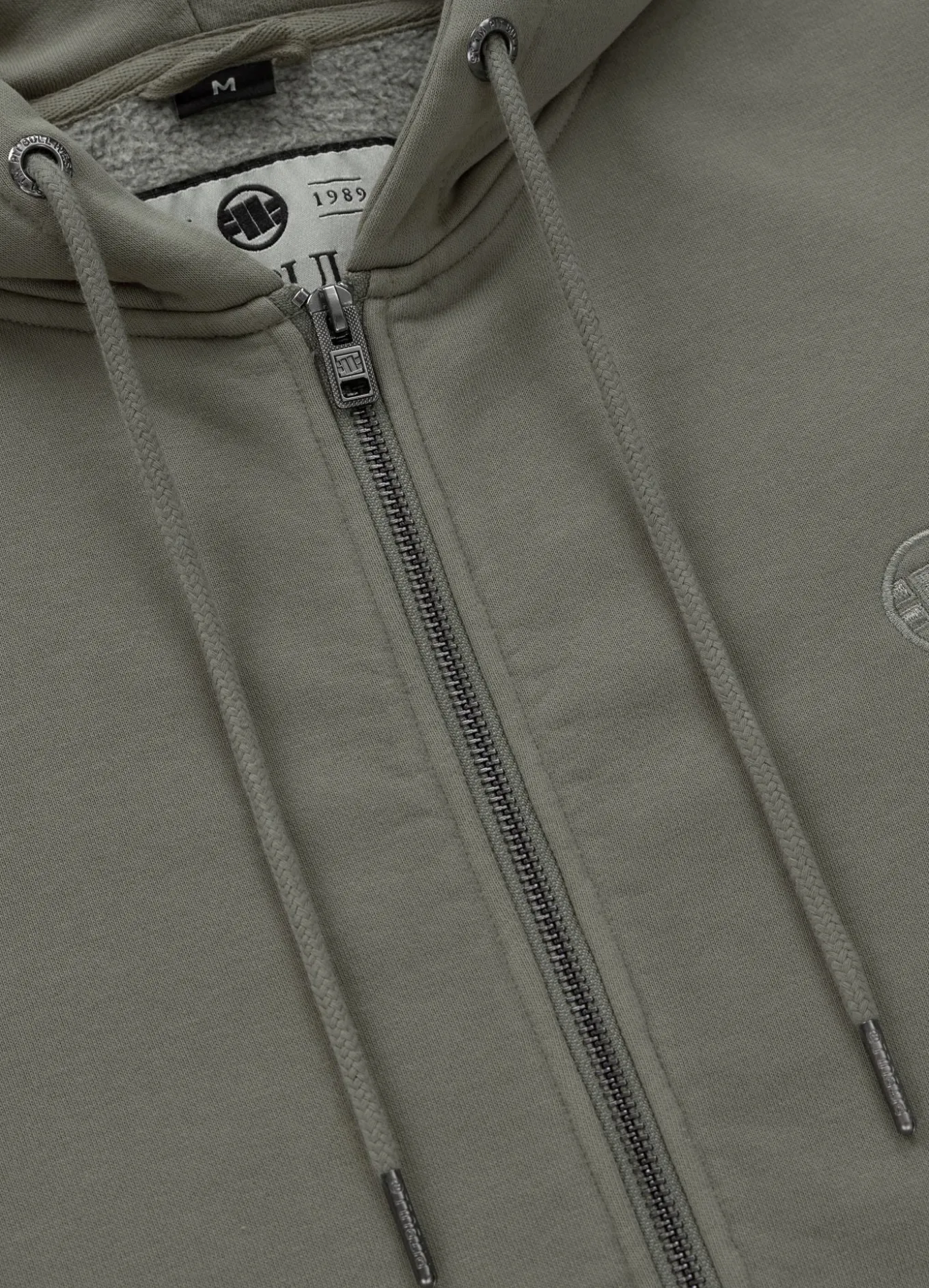 Men's Zip-up hoodie Washed Lancaster II - Gray Harbour