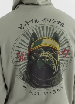 Men's Zip-up hoodie Washed MT FUJI