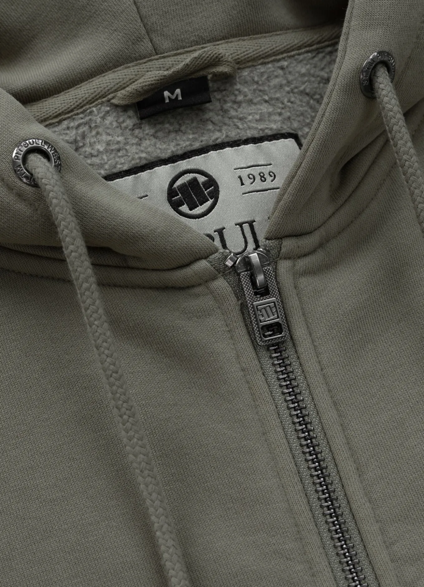 Men's Zip-up hoodie Washed Lancaster II - Gray Harbour